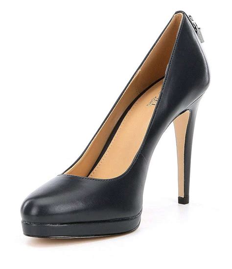 michael kors pumps black macys|Michael Kors closed toe pumps.